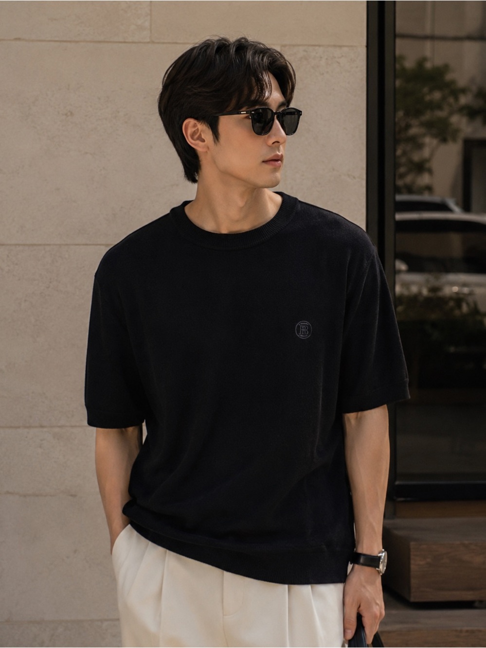 🇺🇸FIRM PRICE🇺🇸Authentic BURBERRY Cashmere Black Crewneck Ribbed